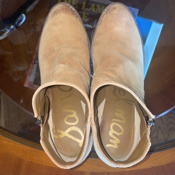 SAM EDELMAN•Tan‎ Suede Leather Boots•Sz 7.5 - Picture 5 of 7